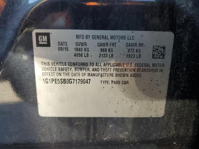 2016 CHEVROLET CRUZE LIMI - 1G1PE5SB0G7179047