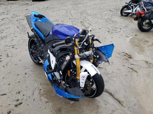 Salvage motorcycles for sale at Mendon, MA auction: 2009 Yamaha YZFR1