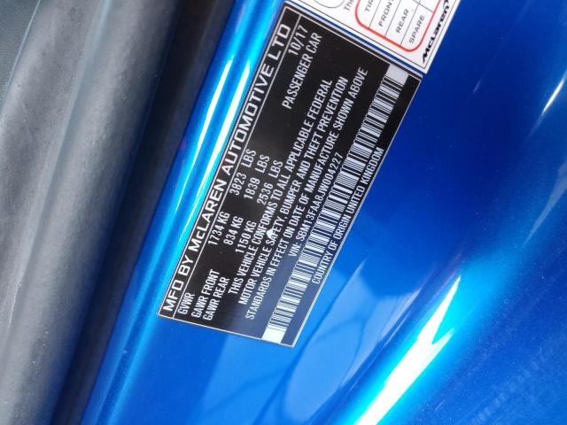 2018 MCLAREN AUTOMOTIVE 570S SBM13FAA8JW004227