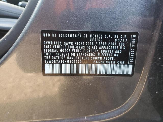 2017 VOLKSWAGEN JETTA SE - 3VWDB7AJ0HM304270