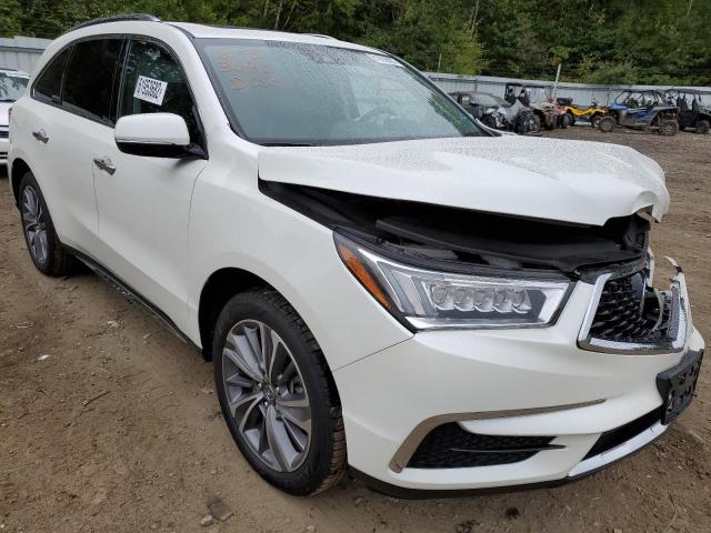 Salvage cars for sale from Copart Lyman, ME: 2018 Acura MDX Techno