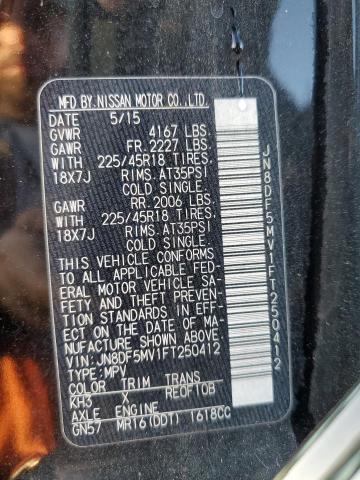 2015 NISSAN JUKE NISMO JN8DF5MV1FT250412