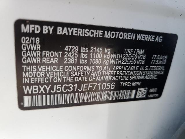 WBXYJ5C31JEF71056 BMW X2 Xdrive28i