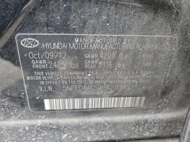 VIN 5NPEC4AC5DH620154 2013 HYUNDAI SONATA no.10