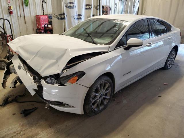 VIN: 3FA6P0LUXHR314079 Auction: COPART Lot: 61633632 Location: GA - TIFTON 3FA6P0LUXHR314079 FORD FUSION 2017 WHITE Photo 2