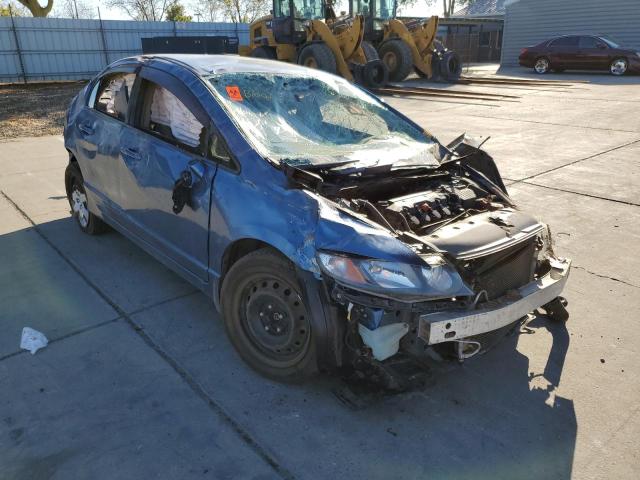 Salvage cars for sale from Copart Sacramento, CA: 2010 Honda Civic LX