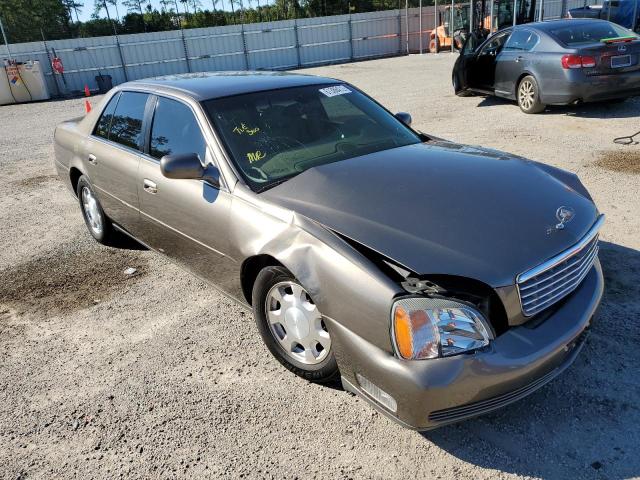 Salvage cars for sale at Harleyville, SC auction: 2001 Cadillac Deville