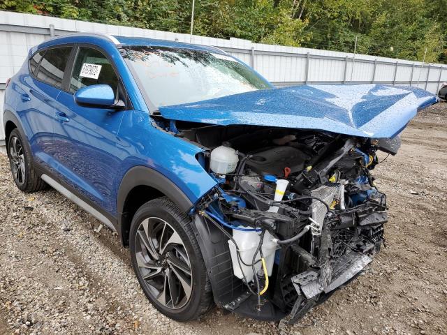Salvage cars for sale from Copart Lyman, ME: 2020 Hyundai Tucson Limited