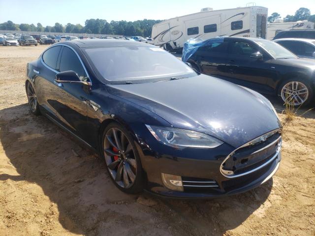 Salvage cars for sale from Copart Longview, TX: 2013 Tesla Model S