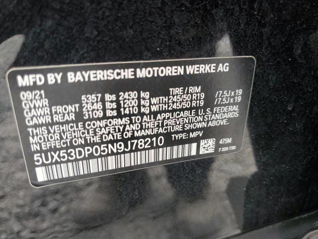 5UX53DP05N9J78210 2022 BMW X3 - Image 12