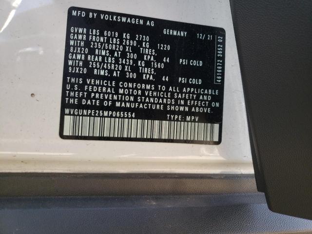 2021 VOLKSWAGEN ID.4 PRO S WVGUNPE25MP065554