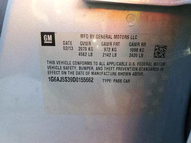 1G6AJ5S39D0155662 Cadillac Ats Performance