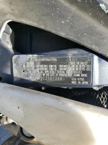 2012 SUZUKI GSX750 - JS1GR7MA5C2101344