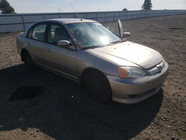 Salvage cars for sale from Copart Airway Heights, WA: 2003 Honda Civic Hybrid