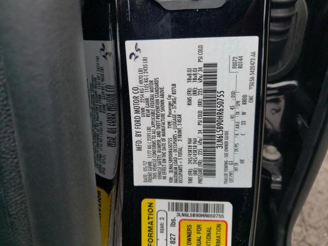 2017 LINCOLN MKZ PREMIE 3LN6L5B90HR650755
