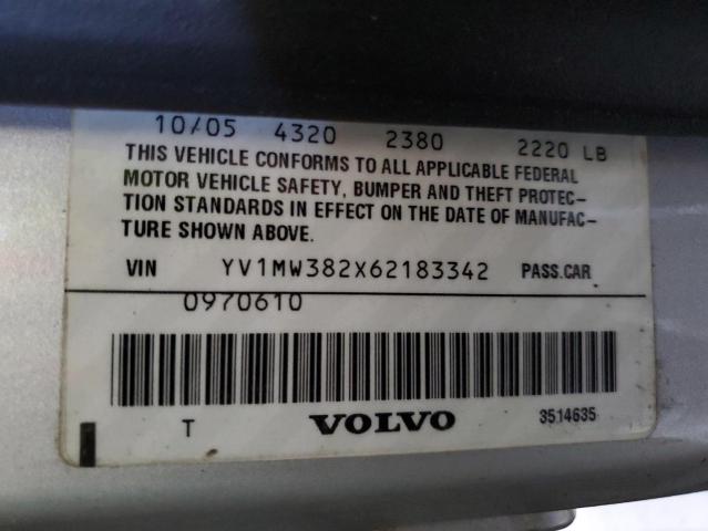 YV1MW382X62183342 Volvo V50