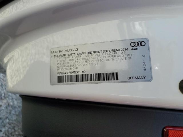 2021 AUDI A5 WAUYAGF55MN001890