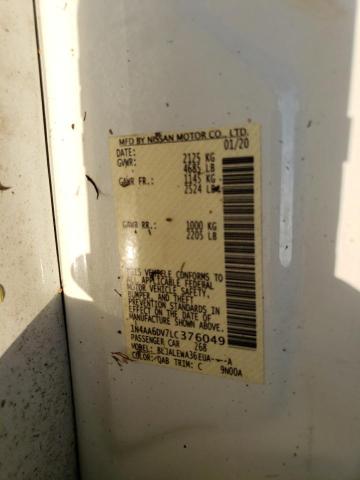 2020 NISSAN MAXIMA SL - 1N4AA6DV7LC376049