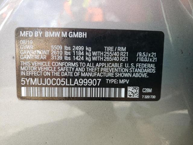 2020 BMW X4 M COMPE 5YMUJ0C05LLA99907