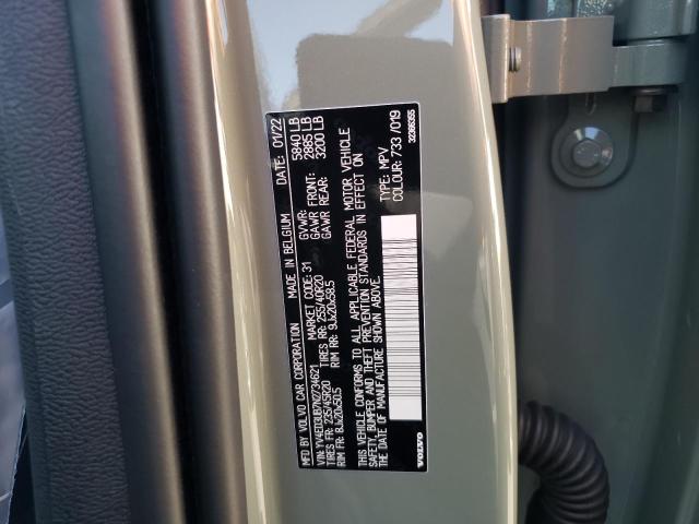 2022 VOLVO XC40 P8 RE YV4ED3UB7N2734621