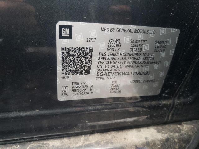 2018 BUICK ENCLAVE AV 5GAEVCKW4JJ180087