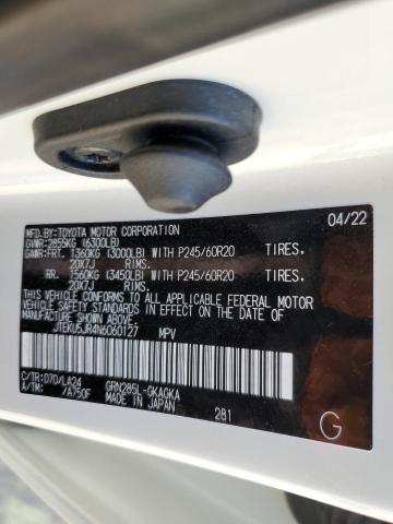 2022 TOYOTA 4RUNNER LI JTEKU5JR4N6060127