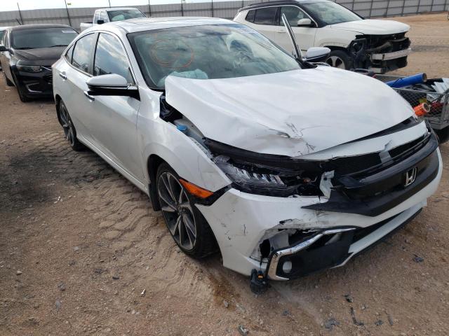 Salvage cars for sale at Andrews, TX auction: 2019 Honda Civic Touring
