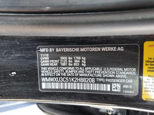 WMWXU3C51K2H88208 Mini COOPER S
