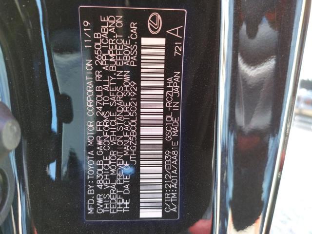 2020 LEXUS RC 350 F-S JTHGZ5BC0L5021929