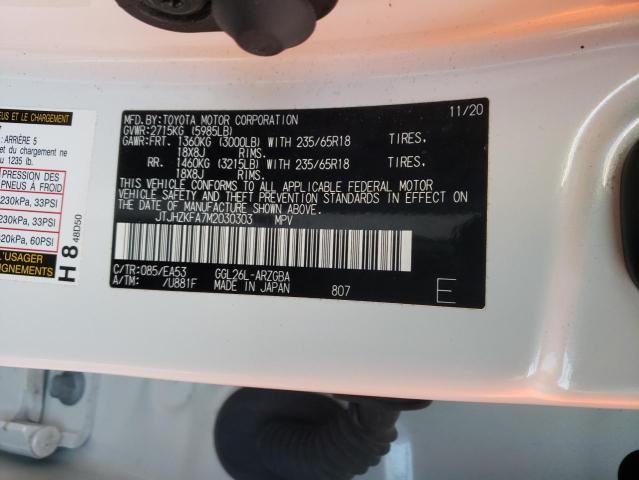2021 LEXUS RX 350 L JTJHZKFA7M2030303