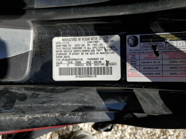 2015 NISSAN 370Z NISMO JN1AZ4EH2FM442136