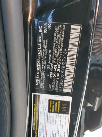 2018 MERCEDES-BENZ C 63 AMG - 55SWF8GBXJU273169
