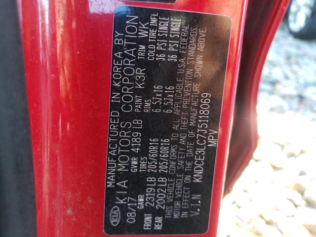 2018 KIA NIRO TOURI KNDCE3LC7J5118069