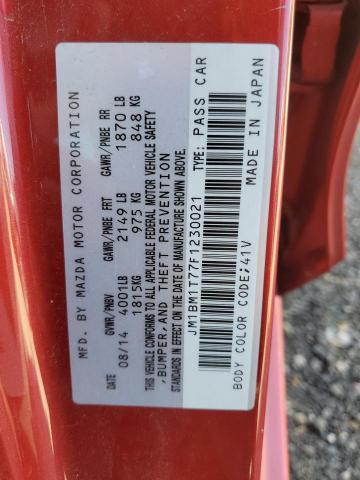 2015 MAZDA 3 SV - JM1BM1T77F1230021