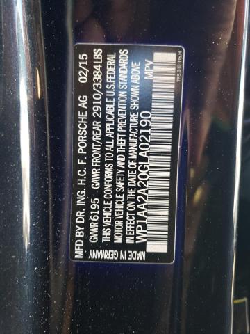 Фото: WP1AA2A20GLA02190 - 10