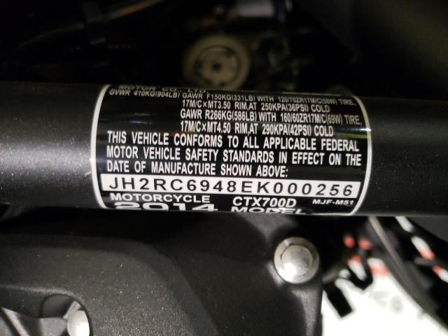 2014 HONDA CTX700 D JH2RC6948EK000256
