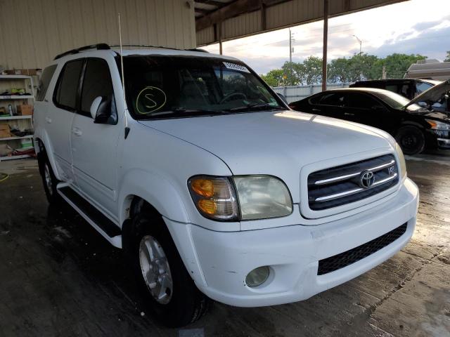 Salvage cars for sale from Copart Homestead, FL: 2002 Toyota Sequoia LI