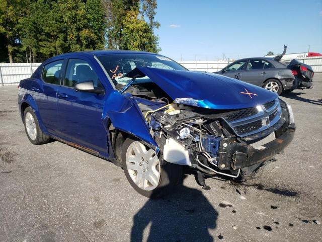 Salvage cars for sale from Copart Dunn, NC: 2014 Dodge Avenger SE