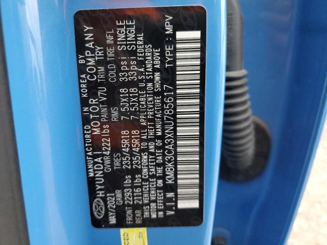 2022 HYUNDAI KONA N LIN KM8K3CA3XNU785617