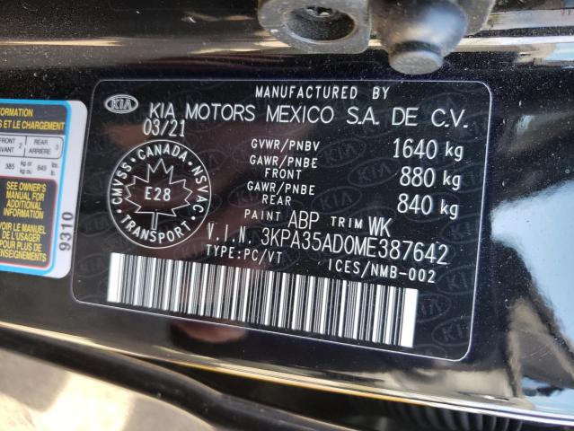 2021 KIA RIO EX PRE 3KPA35AD0ME387642