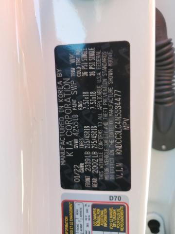 2022 KIA NIRO TOURI KNDCC3LC4N5534477