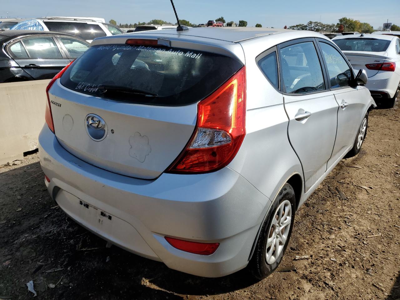 2012 Hyundai Accent Gls vin: KMHCT5AE6CU005739