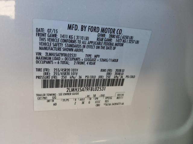 2LMHJ5AT9FBL02531 Lincoln MKT