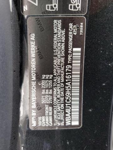 2017 BMW 440XI WBA4U1C59H5A16179