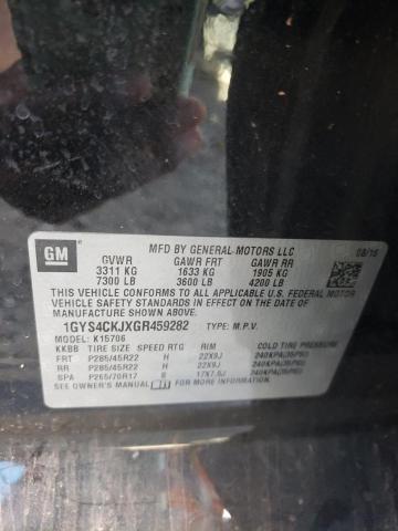 2016 CADILLAC ESCALADE P - 1GYS4CKJXGR459282