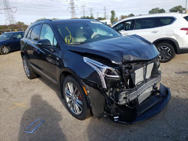 Salvage cars for sale from Copart Wheeling, IL: 2022 Cadillac XT5 Sport