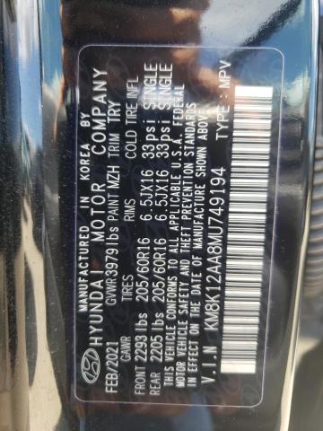 2021 HYUNDAI KONA SE - KM8K12AA8MU749194