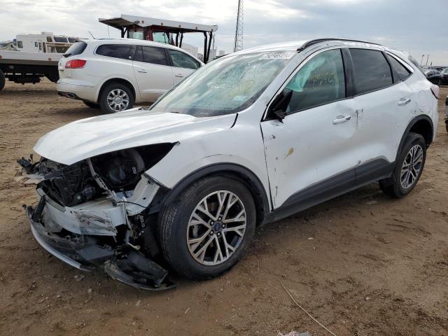 Salvage cars for sale from Copart Amarillo, TX: 2021 Ford Escape SEL