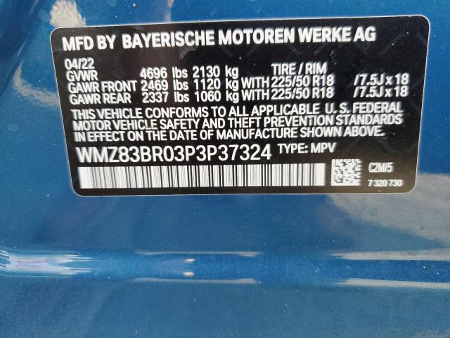 WMZ83BR03P3P37324 Mini Cooper