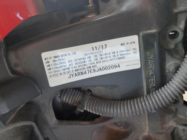 2018 YAMAHA XSR900 JYARN47E9JA002094